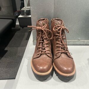 Indigo Brown Ankle Boots